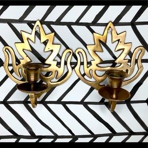 🔥HOST PICK 3/8/22🔥Vintage Brass Candle Wall Scones